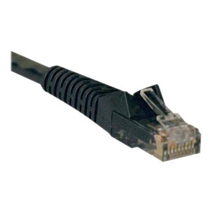 Tripp 5ft Cat6 Gigabit Snagless Molded Patch Cable RJ45 M/M Black 5