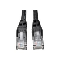 Tripp 10ft Cat6 Gigabit Snagless Molded Patch Cable RJ45 M/M Black 10 - Patch-Kabel - RJ-45 (M)