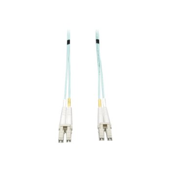 Tripp 3M 10Gb Duplex Multimode 50/125 OM3 LSZH Fiber Patch Cable LC/LC Aqua 3 Meters