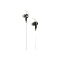 Manhattan Sport Earphones with Inline Microphone (Clearance Pricing), Integrated Controls, Noise Isolating, Ear Hook for Secure Fit, Sweatproof, Std 1x 3.5mm jack/plug for audio/mic use, Retail Box