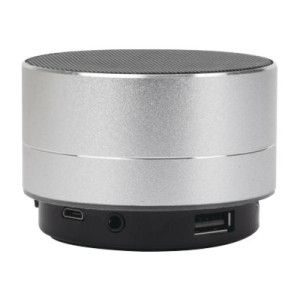 Manhattan 165327 altoparlante portatile Nero METALLIC BLUETOOTH SPEAKER- - MICRO SD READ