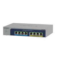 Netgear MS108UP - Unmanaged - 2.5G Ethernet (100/1000/2500) - Vollduplex - Power over Ethernet (PoE) - Wandmontage