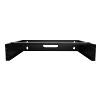 StarTech.com 2U Wall Mount Rack, 19" Wall Mount Network Rack, 14 inch Deep (Low Profile), Wall Mounting Patch Panel Bracket for Network Switches, IT Equipment, 77lb (35kg) Capacity