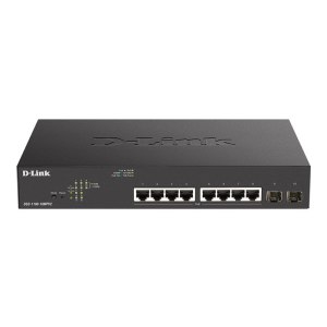 D-Link DGS 1100-10MPV2 - Switch - Smart - 8 x 10/100/1000...