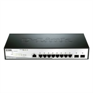 D-Link DGS 1210-10 - Switch - Smart - 8 x 10/100/1000 + 2 x Gigabit SFP