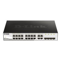 D-Link 20-Port Layer2 Smart Managed Gigabit Switch|green 3.0 16x 10/100/1000Mbit/s TP - Switch - Fiber Optic