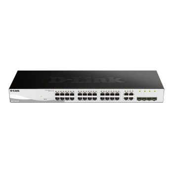 D-Link 24-Port Layer2 Smart Managed Gigabit Switch|green 3.0 24x 10/100/1000Mbit/s TP - Interruttore - Vetroresina (lwl)