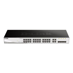 D-Link 28-Port Layer2 Smart Managed Gigabit Switch|green...