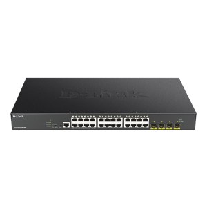 D-Link 28-Port Smart Managed PoE+ Gigabit Switch 4x...