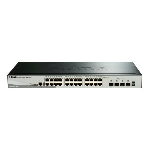D-Link DGS 1510-28X - Switch - L3 - Smart - 24 x 10/100/1000 + 4 x 10 Gigabit SFP+