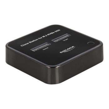 Delock SSD-Dockingstation mit Klon-Funktion Schächte: 2 - M.2 - M.2 NVMe Card - USB 3.2 (Gen 2)