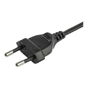 StarTech.com 3m (10ft) Laptop Power Cord, EU Plug to C7, 2.5A 250V, 18AWG, Notebook / Laptop Replacement AC Power Cord, Printer/Power Brick Cord, Europlug to IEC 60320 C7 - Laptop Charger Cable, Black (752E-3M-POWER-LEAD)