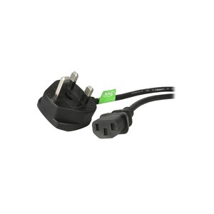 StarTech.com 3ft (1m) UK Computer Power Cable, BS 1363 to...