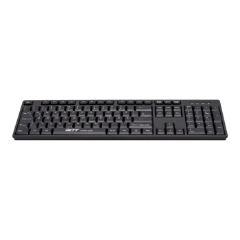 GETT GCQ CleanType Easy Basic Tastatur mit Kunststoffgehaeuse IP 68 NUM-Block 105 - Keyboard