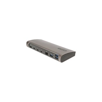 StarTech.com Thunderbolt 4 Dock, 96W Power Delivery, Single 8K/Dual Monitor 4K 60Hz, 3xTB4/USB4 ports, 4xUSB-A, SD, GbE, Thunderbolt 4 Docking Station for Windows or TB3 MacBook, 0.8m