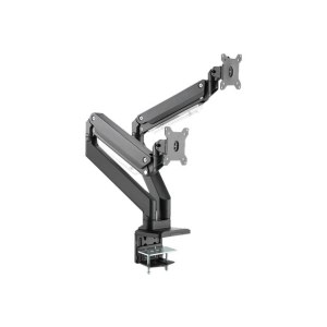 DIGITUS Universal Dual Monitor Mount with Gas Spring and...