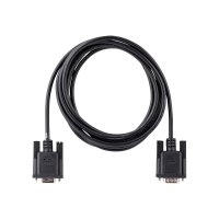 StarTech.com 3m RS232 Serial Null Modem Cable, Crossover Serial Cable w/Al-Mylar Shielding, DB9 Serial COM Port Cable Female to Male, Compatible w/DTE Devices - Tool-Less Design w/Thumbscrews, Black, F/M (9FMNM-3M-RS232-CABLE)