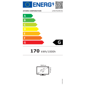 Iiyama ProLite LH6570UHB-B1 - 65" Diagonal Class (64.5" viewable) LED-backlit LCD display