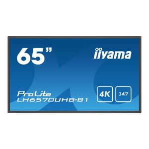 Iiyama ProLite LH6570UHB-B1 - 65" Diagonal Class (64.5" viewable) LED-backlit LCD display