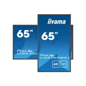 Iiyama ProLite LH6570UHB-B1 - 65" Diagonal Class (64.5" viewable) LED-backlit LCD display