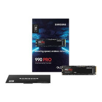 Samsung 990 PRO MZ-V9P1T0BW - SSD - verschlüsselt - 1 TB - intern - M.2 2280 - PCIe 4.0 x4 (NVMe)