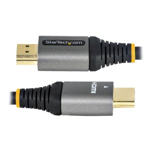 StarTech.com 12ft (4m) HDMI 2.1 Cable, Certified Ultra High Speed HDMI Cable 48Gbps, 8K 60Hz/4K 120Hz HDR10+ eARC, Ultra HD 8K HDMI Cable/Cord w/TPE Jacket, For UHD Monitor/TV/Display - Dolby Vision/Atmos, DTS-HD (HDMM21V4M)