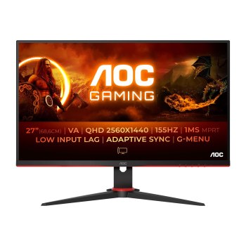 AOC Gaming Q27G2E/BK - G2 Series - LED-Monitor - Gaming - 68.6 cm (27")