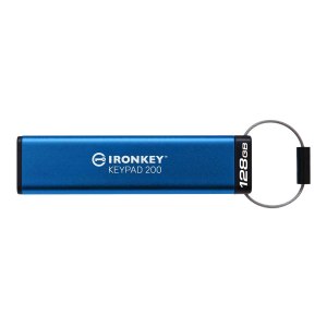 Kingston USB-Stick 128GB IronKey Keypad 200 AES-256...