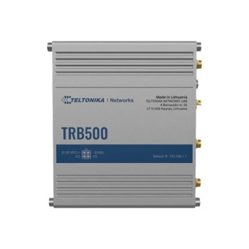 Teltonika TRB500 - Acciaio inossidabile - Alluminio - Montaggio su guida DIN/a parete - LAN - Potenza - Potenza del segnale - Stato - IP30 - Esterno