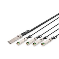 DIGITUS 40G QSFP+ to 4XSFP+ Direct Attach Kabel 3m