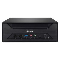 Shuttle XPC slim XH610 - Barebone - Slim-PC - LGA1700-Sockel - Intel H610 - keine CPU - RAM 0 GB - 1GbE, 2.5GbE - Schwarz