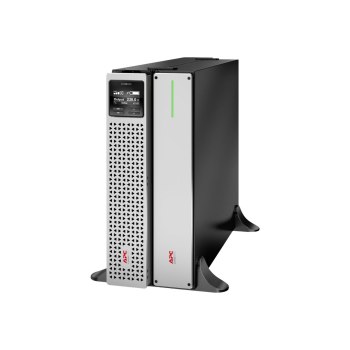 APC Smart-UPS On-Line - USV (Rack - einbaufähig) - Wechselstrom 220/230 V - 2700 Watt - 3000 VA - USB, Ethernet 10/100/1000, serial - Ausgangsanschlüsse: 8 - 4U - 1.83 m Schnur - Schwarz, Silber - mit APC UPS Network Management Card