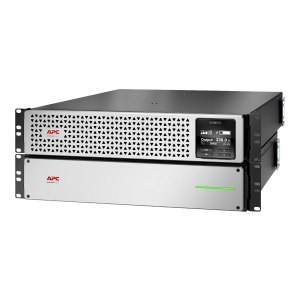 APC Smart-UPS On-Line - USV (Rack - einbaufähig) - Wechselstrom 220/230 V - 2700 Watt - 3000 VA - USB, Ethernet 10/100/1000, serial - Ausgangsanschlüsse: 8 - 4U - 1.83 m Schnur - Schwarz, Silber - mit APC UPS Network Management Card