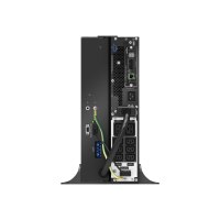 APC Smart-UPS On-Line - USV (Rack - einbaufähig) - Wechselstrom 220/230 V - 2700 Watt - 3000 VA - USB, Ethernet 10/100/1000, serial - Ausgangsanschlüsse: 8 - 4U - 1.83 m Schnur - Schwarz, Silber - mit APC UPS Network Management Card