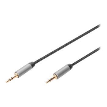 DIGITUS Audio Anschlusskabel, 3,5 mm Klinke auf 3,5 mm Klinke