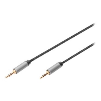 DIGITUS Audio Anschlusskabel, 3,5 mm Klinke  auf 3,5 mm  Klinke