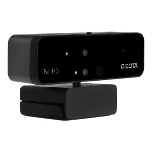 Dicota Webcam PRO Face Recognition - Webcam - Farbe