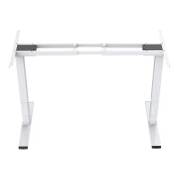 DIGITUS Electrically Height-Adjustable Table Frame, dual motor, 3 levels, white