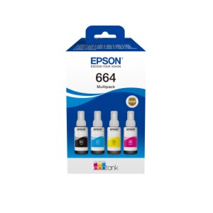 Epson EcoTank 664 - confezione da 4 - nero, magenta,...