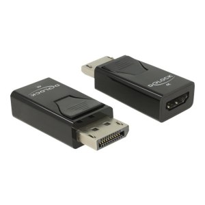 Delock DP 1.2 St -> HDMI Bu 4K Passiv schwarz -...