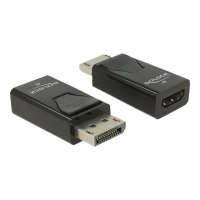 Delock DP 1.2 St -> HDMI Bu 4K Passiv schwarz - Adattatore