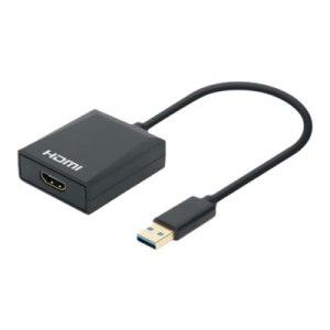 Manhattan 1080p USB-A auf HDMI-Adapter Konverter mit USB...