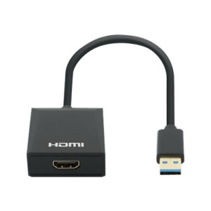 Manhattan USB-A to HDMI Cable, 1080p@60Hz, Converts USB 3.2 Gen1 (aka USB 3.0)