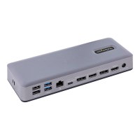 StarTech.com USB-C Docking Station - Multi Monitor HDMI/DP/DP Alt Mode USB-C Dock