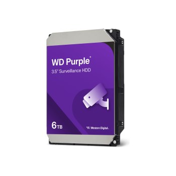 WD Purple WD64PURZ - Hard Drive - 6 TB - Surveillance - Internal - 3.5" (8.9 cm)