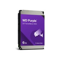 WD Purple WD64PURZ - Hard Drive - 6 TB - Surveillance - Internal - 3.5" (8.9 cm)