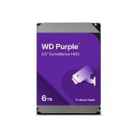 WD Purple WD64PURZ - Hard Drive - 6 TB - Surveillance - Internal - 3.5" (8.9 cm)