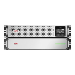 APC Smart-UPS On-Line SRTL2200RM4UXLI-NC - USV (Rack - einbaufähig) (hohe Dichte) - Wechselstrom 220/230 V - 1980 Watt - 2200 VA - Lithium-Ionen - Ausgangsanschlüsse: 8 - 4U - 1.83 m Schnur - Schwarz mit silberner Frontblende - mit APC UPS Network Managem