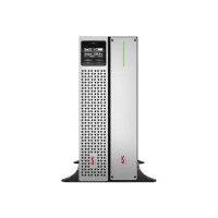 APC Smart-UPS On-Line SRTL2200RM4UXLI-NC - USV (Rack - einbaufähig) (hohe Dichte) - Wechselstrom 220/230 V - 1980 Watt - 2200 VA - Lithium-Ionen - Ausgangsanschlüsse: 8 - 4U - 1.83 m Schnur - Schwarz mit silberner Frontblende - mit APC UPS Network Managem