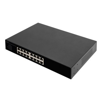 DIGITUS 16-Port Gigabit Switch - Switch - 1 Gbps